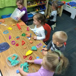 Tree of Life Child Development Center - Having Fun with Play Dough!