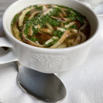 Café Sperl - Viennese Beef soup with strips of pancake - Coffee & Tea Near Me - Vienna, 9