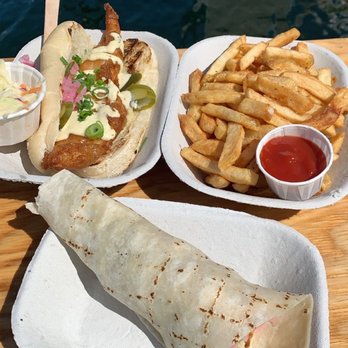 Red Fish Blue Fish - Tacones, cod sandwich and fries by the water - Fish & Chips Near Me - Victoria, British Columbia Red Fish Blue Fish - Tacones, cod sandwich and fries by the water - Fish & Chips Near Me - Victoria, British Columbia