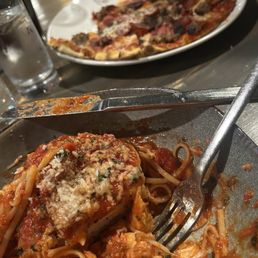 Chicken parm and pizza yummo