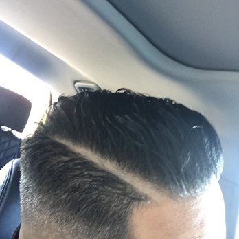 Jonn Laurenz Fine Cuts - The hard part had over a 1/2 inch width on the front. Look at that horrible fade! - Barbers Near Me - Everett, Washington