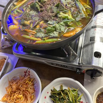 Madang Garden - various dishes of food on a table - Korean Near Me - Las Vegas, Nevada Madang Garden - various dishes of food on a table - Korean Near Me - Las Vegas, Nevada