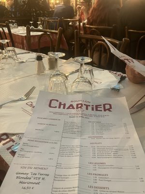 Menu photo 1 Bouillon Chartier Paris, 01