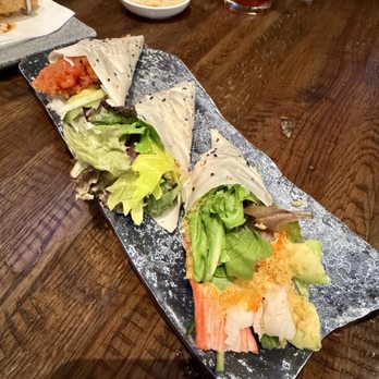 Boathouse Asian Eatery - Shrimp hand roll and Spicy Tuna - Japanese Near Me - Rohnert Park, California Boathouse Asian Eatery - Shrimp hand roll and Spicy Tuna - Japanese Near Me - Rohnert Park, California