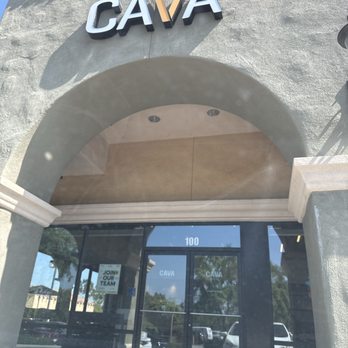 CAVA - Front building of cava - Mediterranean Near Me - Anaheim, California