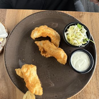 Tidal Raves - Fish and chips (what's left of them) - New American Near Me - Depoe Bay, Oregon Tidal Raves - Fish and chips (what's left of them) - New American Near Me - Depoe Bay, Oregon