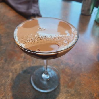 The Maple Kitchen - a chocolate drink in a coupe glass - American Near Me - West Windsor, Vermont The Maple Kitchen - a chocolate drink in a coupe glass - American Near Me - West Windsor, Vermont