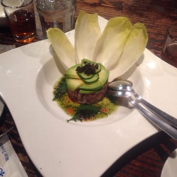 IPPUDO NY - Tuna tartare with the red ale that our server recommended - Ramen Near Me - New York, New York