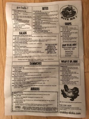 Menu photo 8 Dolly Spankers Delaware City, DE