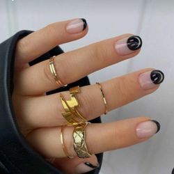 What I wanted and ask for but I left with a basic French mani.