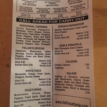 Fellini's Pizza - Surprised they don't have Chicken or bacon.. #ohwell - Pizza Near Me - Decatur, Georgia Fellini's Pizza - Surprised they don't have Chicken or bacon.. #ohwell - Pizza Near Me - Decatur, Georgia