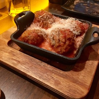 JINYA Ramen Bar - Woodlands - Meatball appetizer. - Ramen Near Me - Spring, Texas JINYA Ramen Bar - Woodlands - Meatball appetizer. - Ramen Near Me - Spring, Texas