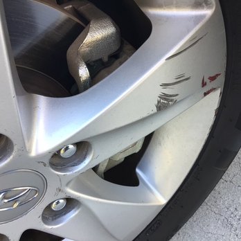 AJ Wheel Repair- - Before - Wheel & Rim Repair Near Me - San Diego, California