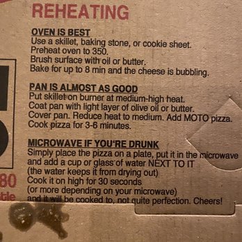 MOTO - Funny directions! - Pizza Near Me - Seattle, Washington
