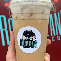 Rollin Beans Coffee - Iced White Mocha + Lavender Cream