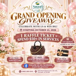 A GRAND OPENING WITH GRAND PRIZES!