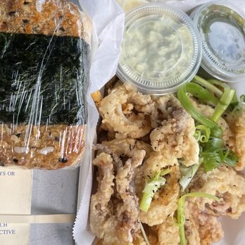 Dell's Kitchen and Bakery - Spam katsu musubi with egg. Great deal for $3 - Asian Fusion Near Me - Honolulu, Hawaii Dell's Kitchen and Bakery - Spam katsu musubi with egg. Great deal for $3 - Asian Fusion Near Me - Honolulu, Hawaii