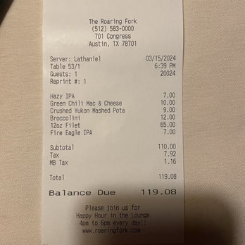 Roaring Fork - American Near Me - Austin, Texas