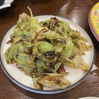 DH Noodles & Grill - Stir-Fried Cabbage - Noodles Near Me - San Jose, California
