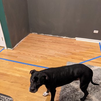 Archetype Design and Construction - New drywall and matched oak flooring. Upon our request, didn't reinstall trim - General Contractors Near Me - Chicago, Illinois
