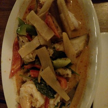 Pru Thai - Red Curry w Shrimp - Thai Near Me - Pennington, New Jersey Pru Thai - Red Curry w Shrimp - Thai Near Me - Pennington, New Jersey