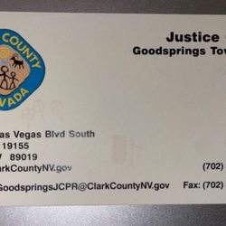 Goodsprings Township Justice Court - Yup, even at a courthouse, still collecting my cards-