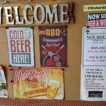 Orchards Bbq and Grill - Welcome board - Barbeque Near Me - Whittier, California Orchards Bbq and Grill - Welcome board - Barbeque Near Me - Whittier, California