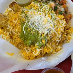 5 rolled chicken tacos