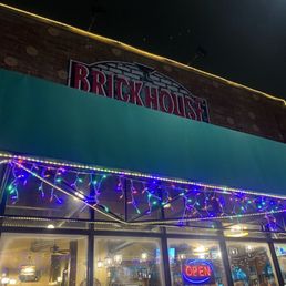 Exterior outside entrance of Brick House Restaurant - Elk Grove, California Exterior outside entrance of Brick House Restaurant - Elk Grove, California