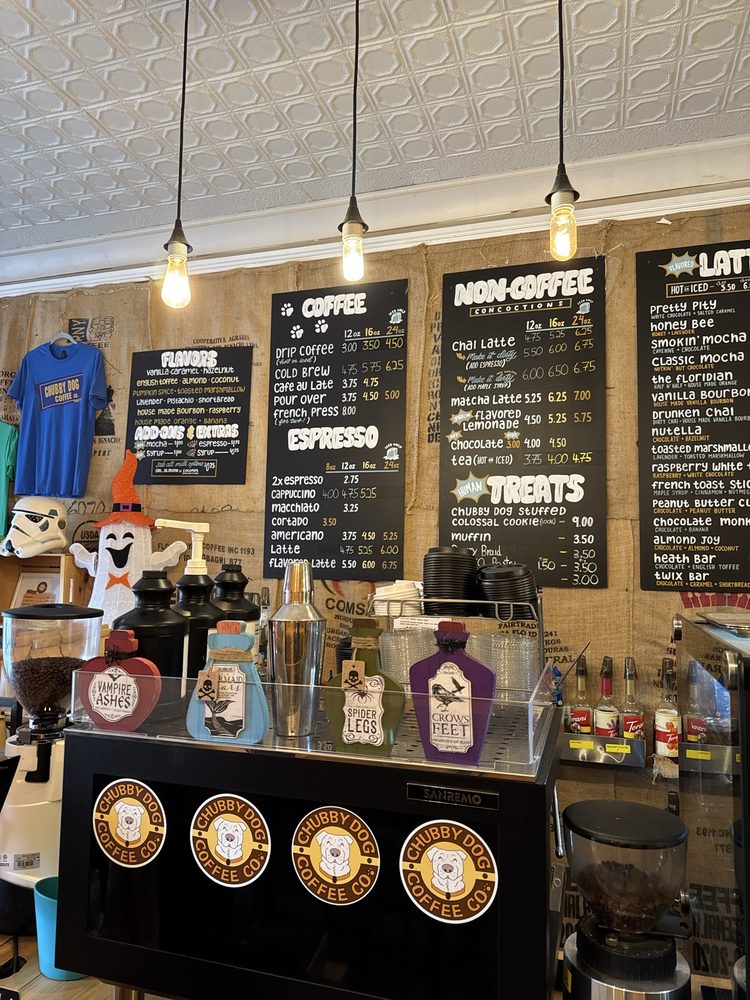 Chubby Dog Coffee Logo