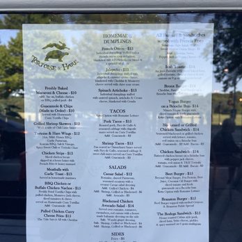 Tortoise & Hare - Food Menu as of 07/21 - Bars Near Me - Bronx, New York