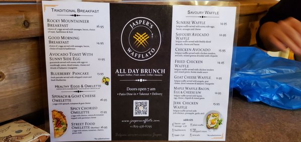 Menu photo 2 Jasper's Wafflato Jasper, AB