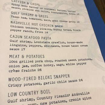 Saltine - Menú - Southern Near Me - Jackson, Mississippi