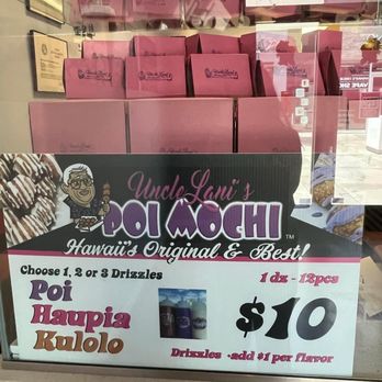 Uncle Lani's Poi Mochi - Food Stands Near Me - Kapolei, Hawaii Uncle Lani's Poi Mochi - Food Stands Near Me - Kapolei, Hawaii