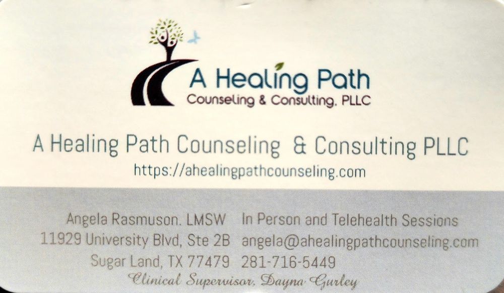 Angela Rasmuson-A Healing Path Counseling - grief counselor in Sugar Land, TX