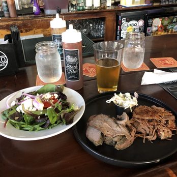 The Shaved Duck - Tri-tip and pulled pork plate with house salad. Amazing! - Soul Food Near Me - St Louis, Missouri The Shaved Duck - Tri-tip and pulled pork plate with house salad. Amazing! - Soul Food Near Me - St Louis, Missouri