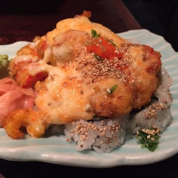 Sushi Sake - Volcano with crawfish - one of the best I've had. Love, love, love! - Japanese Near Me - Richardson, Texas Sushi Sake - Volcano with crawfish - one of the best I've had. Love, love, love! - Japanese Near Me - Richardson, Texas