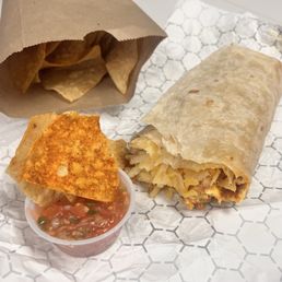 Chorizo breakfast burrito Chorizo breakfast burrito
