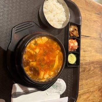 Hot Stone BBQ - Beef tofu soup - Korean Near Me - Paramus, New Jersey
