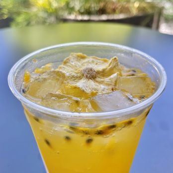 Dr.ink - Pineapple Passion - Housemade pineapple passionfruit purée with sparkling water. - Coffee & Tea Near Me - San Jose, California