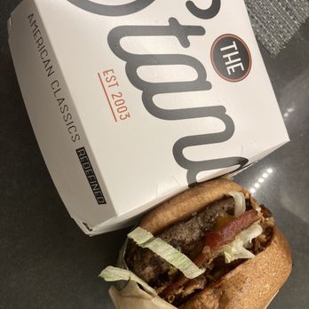 The Stand - Onion Stack burger and to-go box - New American Near Me - Santa Clara, California The Stand - Onion Stack burger and to-go box - New American Near Me - Santa Clara, California