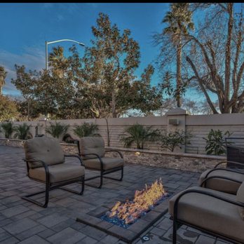 Reyes Hardscape & Landscape - Ground Level Fire Pit - Landscaping Near Me Reyes Hardscape & Landscape - Ground Level Fire Pit - Landscaping Near Me