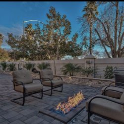 Reyes Hardscape & Landscape - Ground Level Fire Pit