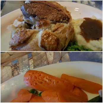 The Olde Ship - Overcooked Beef Wellington and overcooked carrot - British Near Me - Fullerton, California The Olde Ship - Overcooked Beef Wellington and overcooked carrot - British Near Me - Fullerton, California