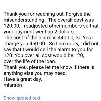 Klein Honda - The BS email explanation I received from Mark Larson - Auto Repair Near Me - Everett, Washington