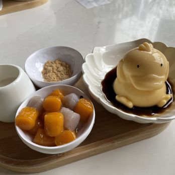 SoyTalk - Psyduck pudding with taro and sweet potato balls - Desserts Near Me - Richmond, British Columbia SoyTalk - Psyduck pudding with taro and sweet potato balls - Desserts Near Me - Richmond, British Columbia
