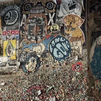The Gum Wall - Gum and graffiti - Local Flavor Near Me - Seattle, Washington The Gum Wall - Gum and graffiti - Local Flavor Near Me - Seattle, Washington