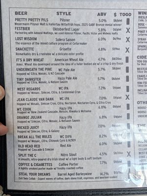 Menu photo 2 Cellarmaker Oakland Oakland, CA Menu photo 2 Cellarmaker Oakland Oakland, CA