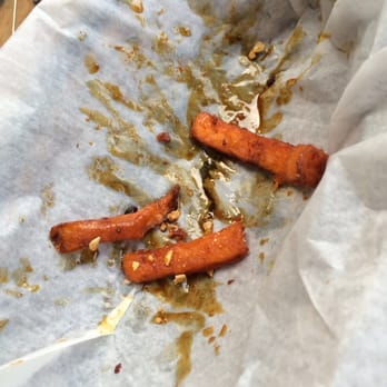 Tonys Darts Away - Vegan Sweet Potato Fries - last three before we polish them off. Everything here is top quality yummo - Gastropubs Near Me - Burbank, California Tonys Darts Away - Vegan Sweet Potato Fries - last three before we polish them off. Everything here is top quality yummo - Gastropubs Near Me - Burbank, California