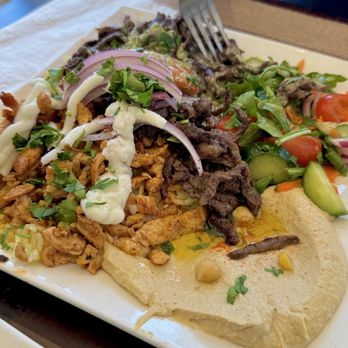 Mezze and Mooore - Combo Shawarma Plate - Mediterranean Near Me - San Francisco, California Mezze and Mooore - Combo Shawarma Plate - Mediterranean Near Me - San Francisco, California